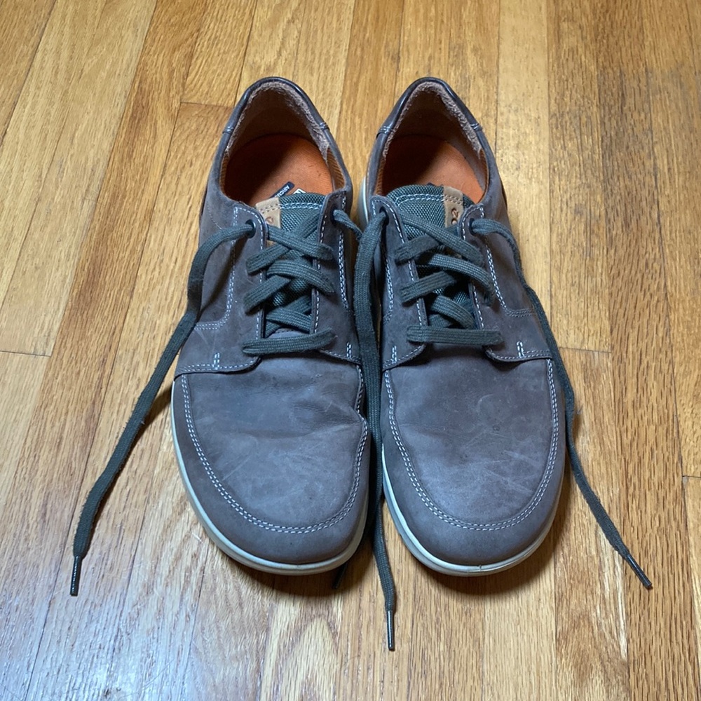 Ecco leather suede sneakers tennis shoes size 44 (10/10.5)